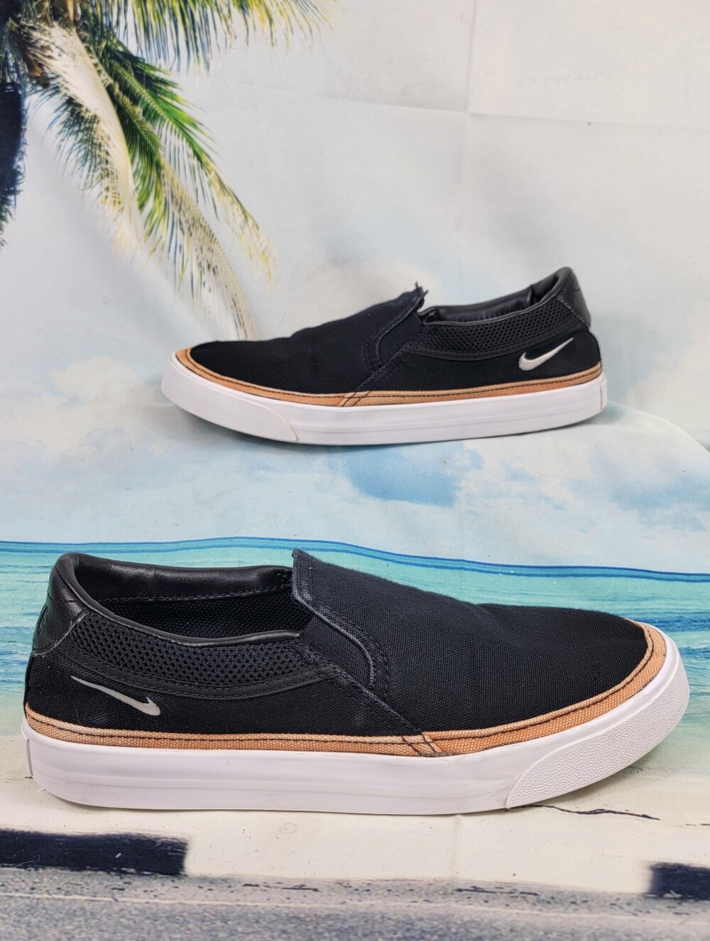 Nike Court Legacy Slip-On Sneakers Womens 9 - Picture 1 of 9